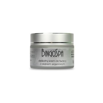 BINGOSPA Delikatny krem do twarzy z olejkiem arganowym 50g   